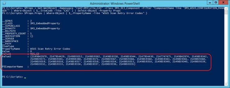 How to amend WSUS Scan Retry Error Codes list in ConfigMgr 2012 with ...
