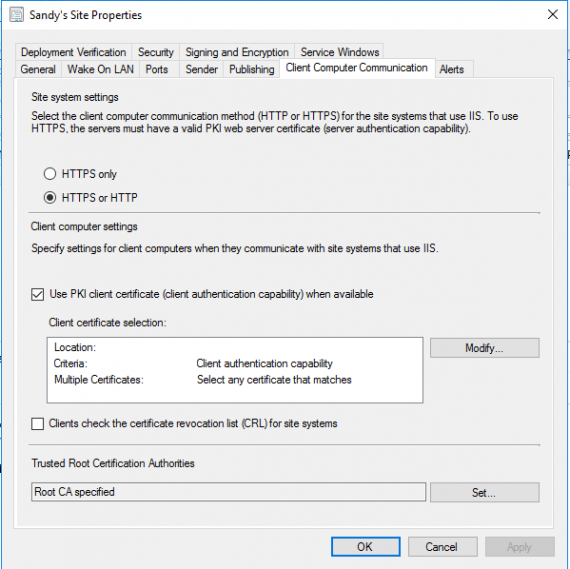 How to setup ConfigMgr PKI - part 4 (Management point and Software ...