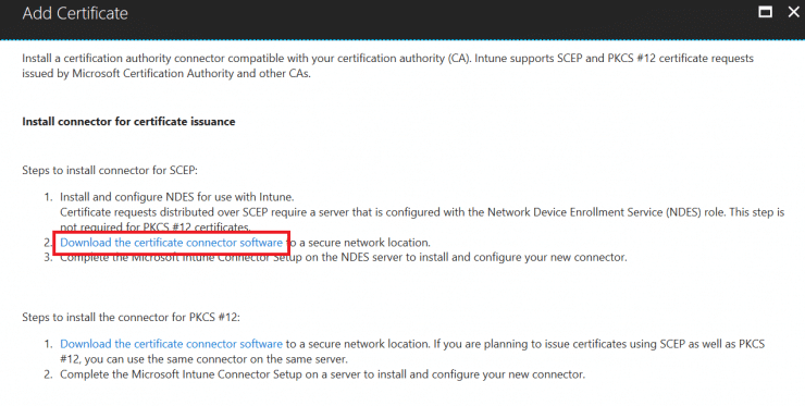 Certificate deployment for mobile devices using Microsoft Intune - Part ...