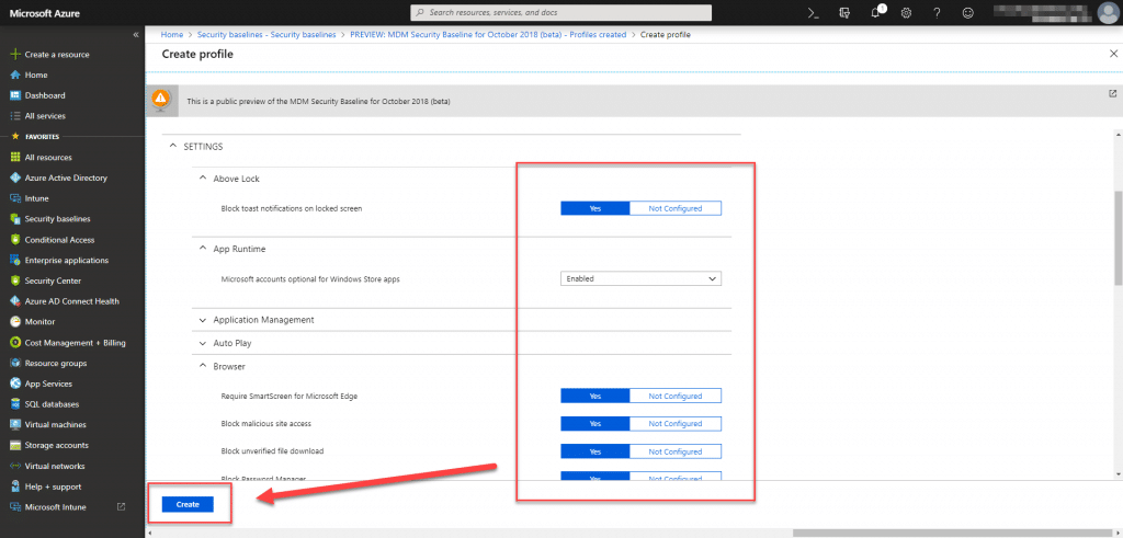 Configuring Security Baselines in Microsoft Intune - MSEndpointMgr