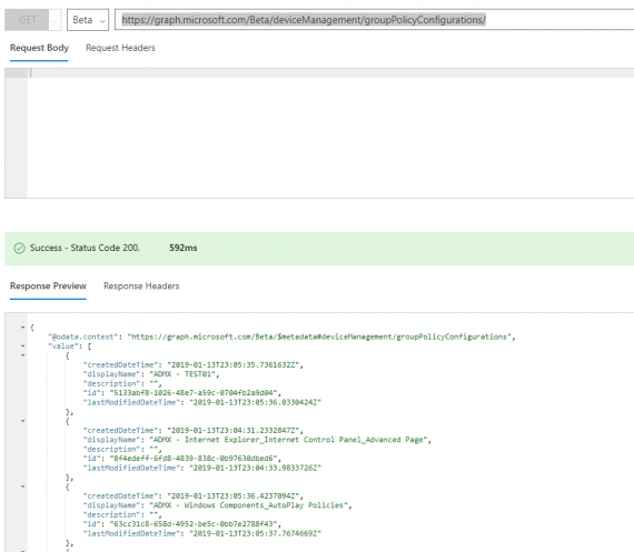Use Intune Graph API export and import Intune ADMX templates ...