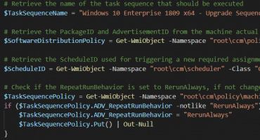 How to rerun a Task Sequence in ConfigMgr using PowerShell - MSEndpointMgr