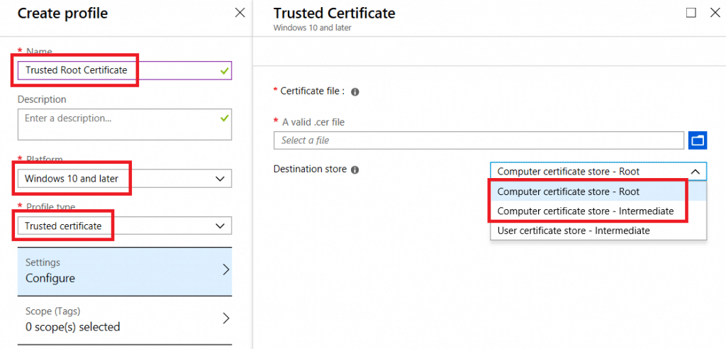 Certificate deployment for mobile devices using Microsoft Intune - Part ...
