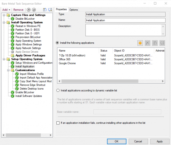 Replicating Task Sequences in Autopilot Bare Metal MSEndpointMgr
