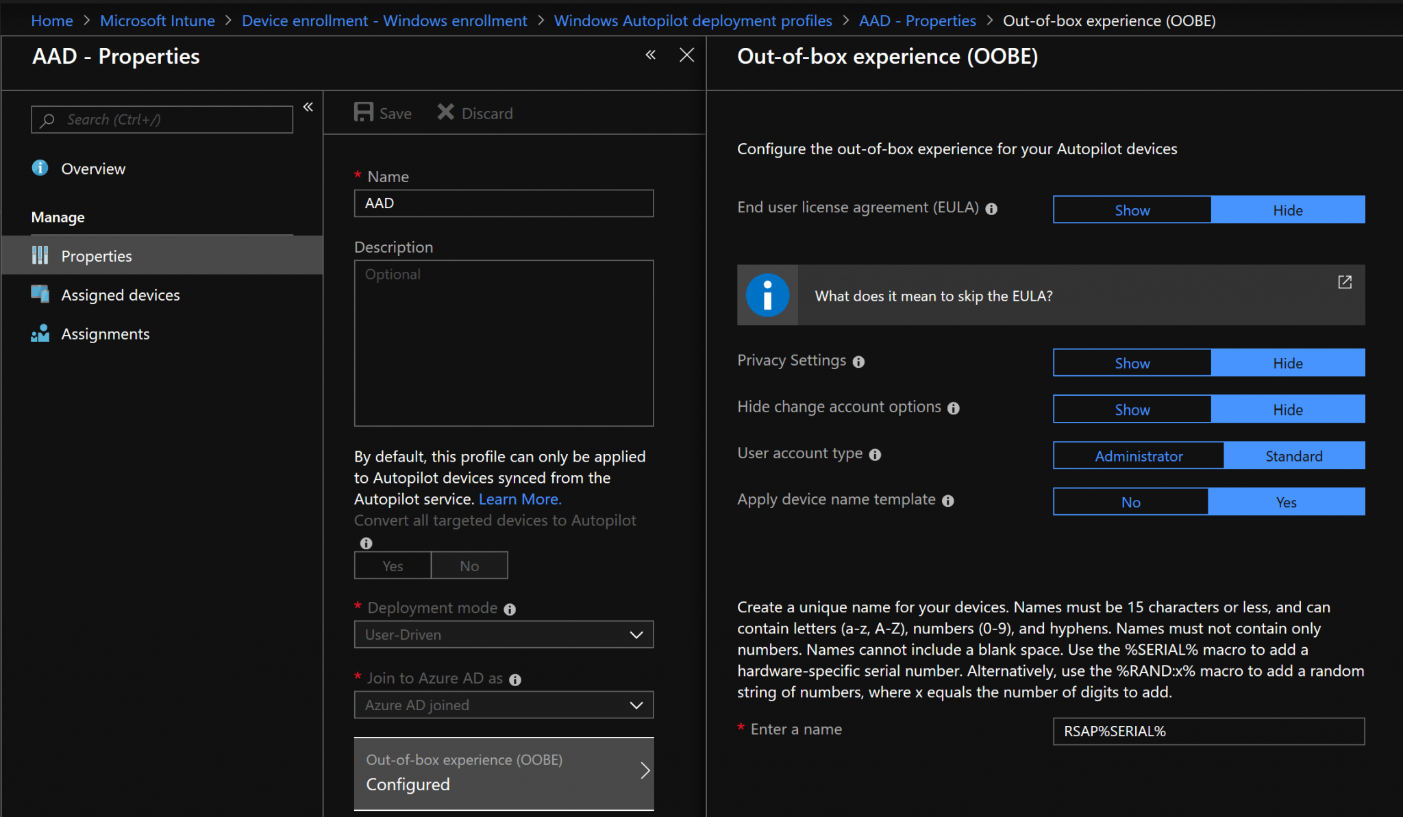 Replicating Task Sequences in Autopilot Bare Metal MSEndpointMgr