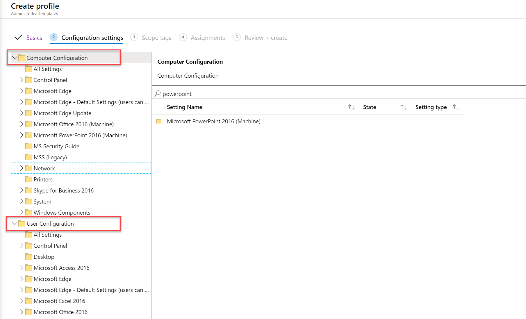 New Administrative Templates UI in Microsoft Endpoint Manager -  MSEndpointMgr