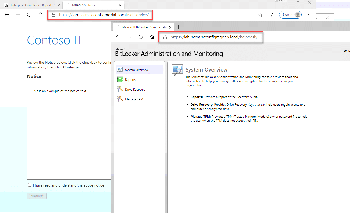 bitlocker management sccm