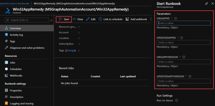 Automated 3rdParty patch remediation in Intune with Azure Automation ...