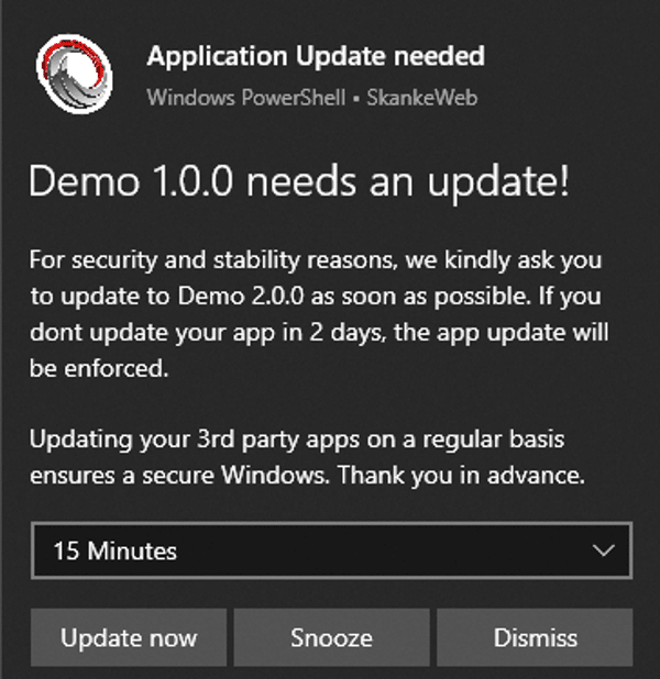 Adding Notifications to Win32AppRemedy with Proactive Remediations