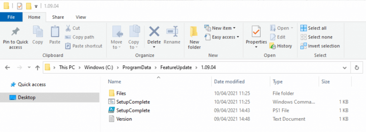 Running custom actions during a Windows 10 Feature Update with ...