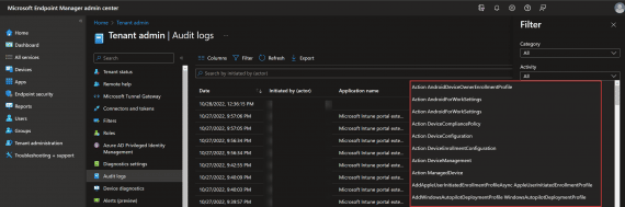 MSEndpointMgr Intune Audit Dashboard - MSEndpointMgr