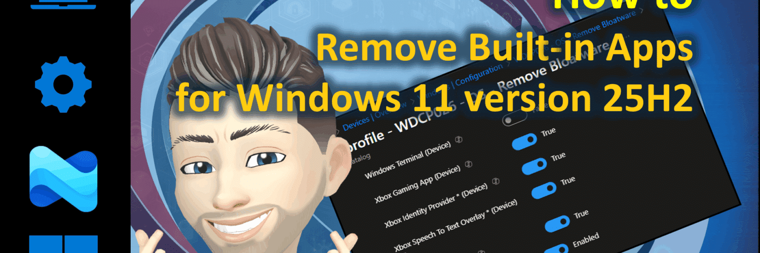 How to Remove Built-in Apps for Windows 11 version 25H2