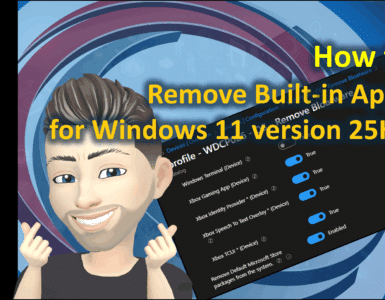 How to Remove Built-in Apps for Windows 11 version 25H2