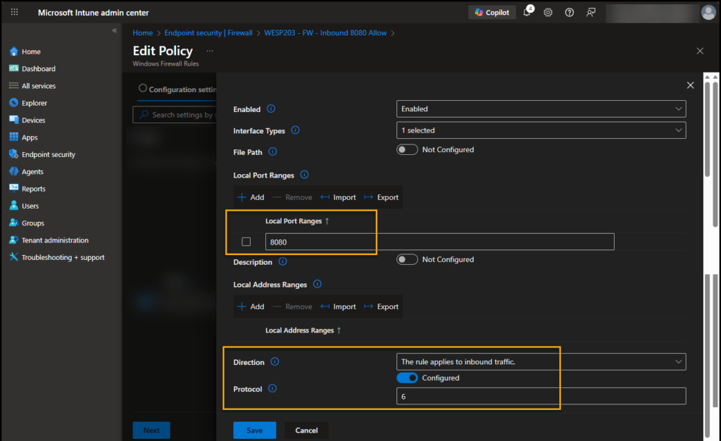 pilot testing is different with Intune