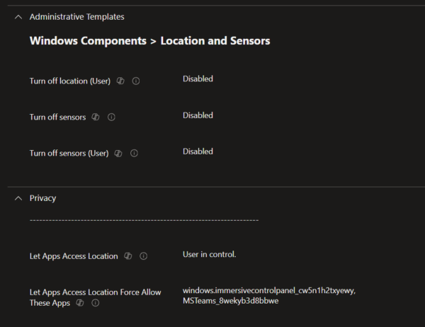 Location Services is grayed out? - MSEndpointMgr