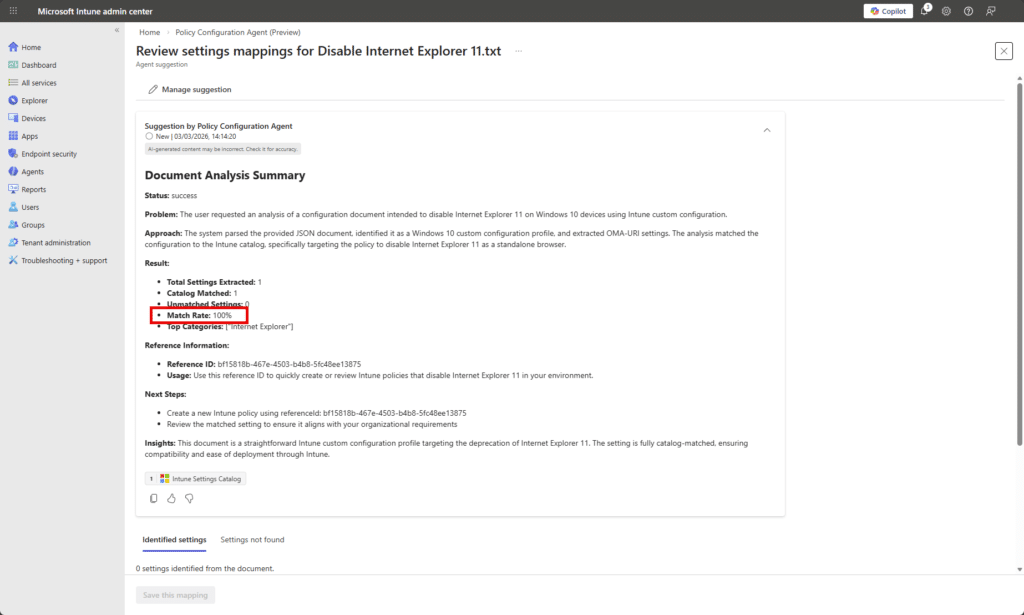 Knowledge Source Match