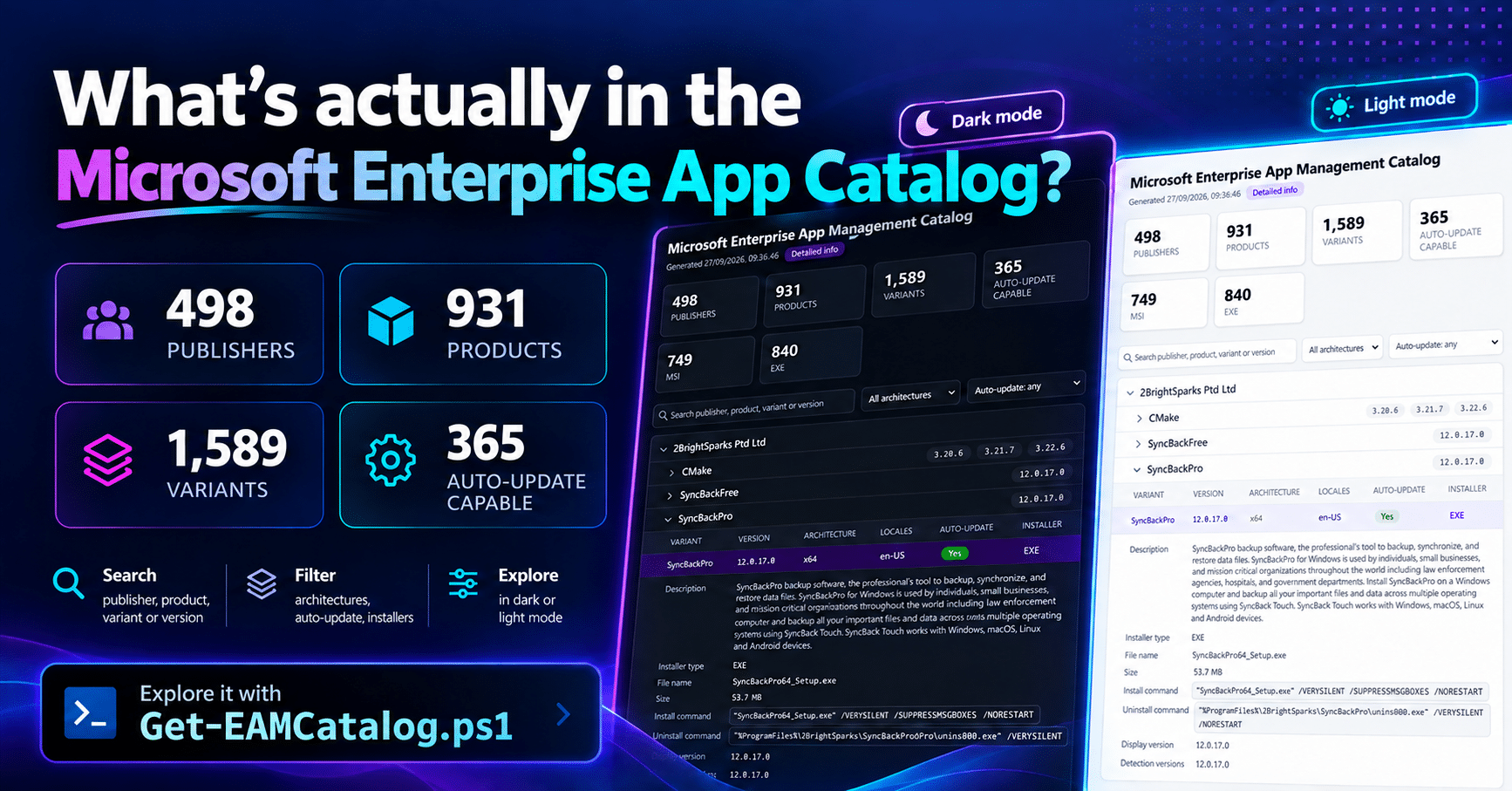What's in the Microsoft Enterprise App Catalog? Finding Out with ...